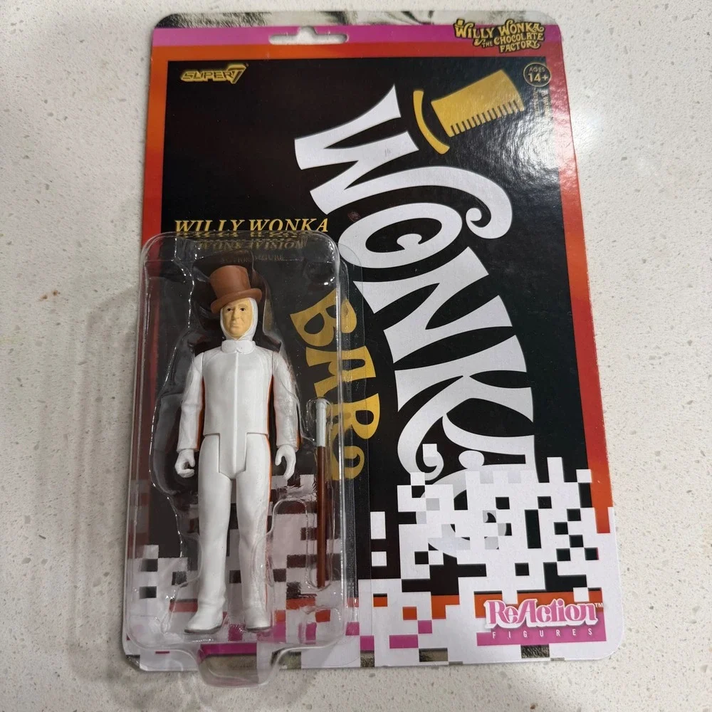 Super7 Willy Wonka Wonkavision ReAction Figure‎ Action Figure New NIB
